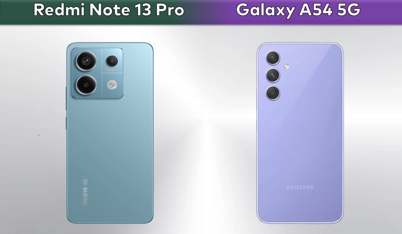 Redmi Note 13 Pro vs Samsung Galaxy A54: il miglior rapporto qualità/prezzo